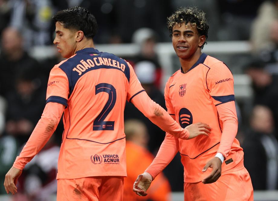 必赢体育-欧冠-亚马尔点射读秒绝平 巴萨1-1纽卡斯尔